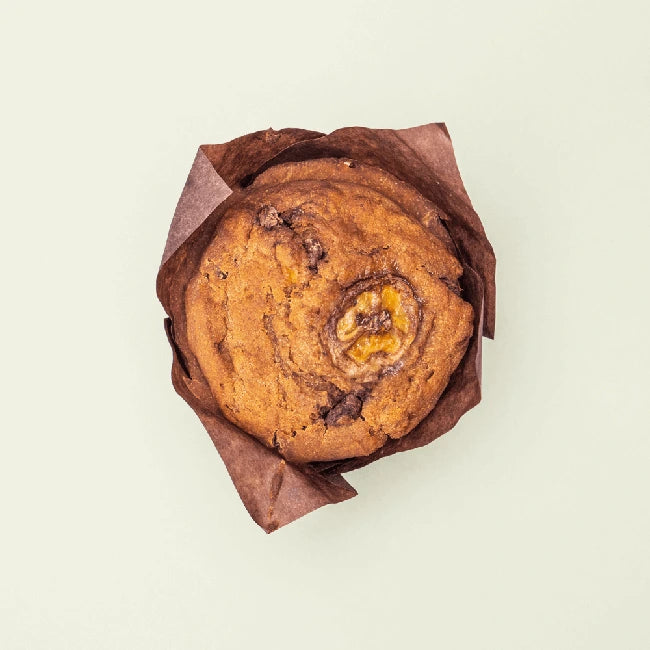 banana chocolate chip muffin