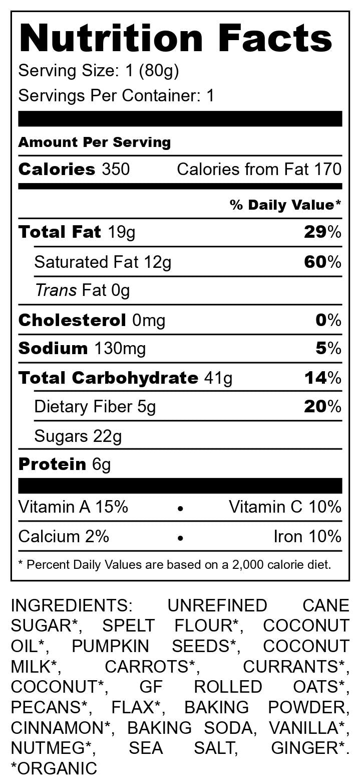 Breakfast cookie